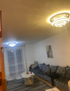 Photo de galerie - Installation lustre va et vient 