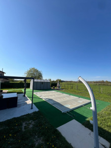 Photo de galerie - Après pose faux gazon 