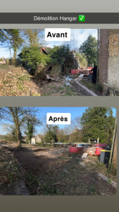 Photo de galerie - Démolition hangar 