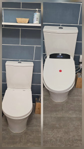 Photo de galerie - Installation abattant  wc japonais 

