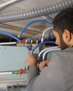 Photo de galerie - Installation réseau sanitaire 