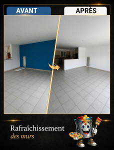 Photo de galerie - Rafraîchissement d'une maison de location.