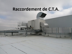 Photo de galerie - Raccordement de CTA d'une Boulangerie Industrielle et l'installation du froid dans tout le bâtiment à Saint Omer