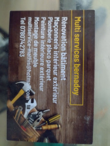 Photo de galerie - Bricolage et multi services