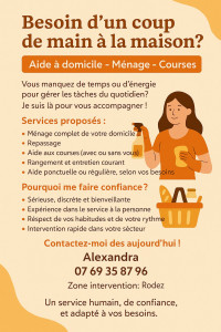 Photo de galerie - Aide a domicile 