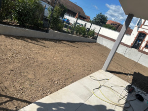 Photo de galerie - Préparation gazon en graine