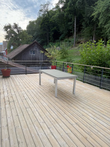 Photo de galerie - Nettoyage d’une terrasse bois 