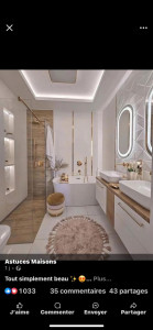 Photo de galerie - Renovation complètement d une salle de bain à Ecully