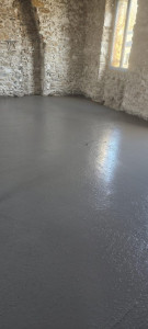 Photo de galerie - Coulage d'une dalle en béton