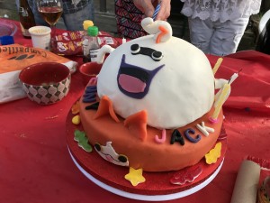 Photo de galerie - Gâteau anniversaire Yokai Watch