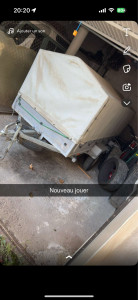 Photo de galerie - Remorque bâcher à la location 