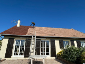 Photo de galerie - Application d’une résine de la couleur du client 