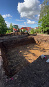 Photo de galerie - Terrassement piscine 