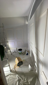 Photo de galerie - Creation des cimaises !
