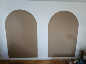 Photo de galerie - Traçage, scootch et peinture
