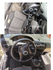 Photo de galerie - Nettoyage intérieur voiture 