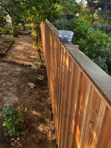 Photo de galerie - Palissade bois 