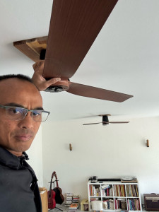 Photo de galerie - Ventilateur plafond réversible 