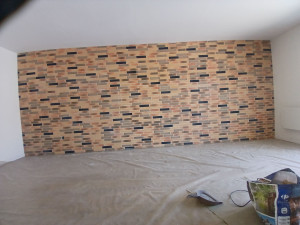 Photo de galerie - Pose plaquettes interieur