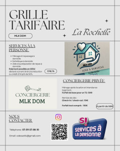 Photo de galerie - La grille tarifaire 