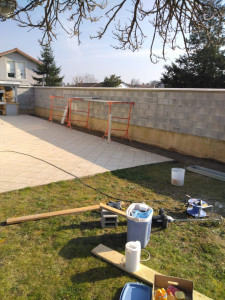 Photo de galerie - Mur de cloture avec chapeau