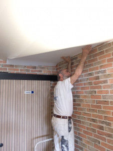 Photo de galerie - Posé toile de verre 