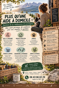 Photo de galerie - Auxiliaire de vie expérimentée, assistance complète à domicile