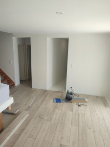 Photo de galerie - Pose de parquet avec sous couche intégré 