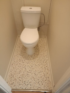 Photo de galerie - Pose WC et pose de Lino 