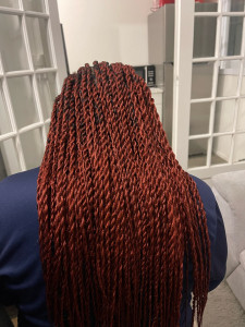 Photo de galerie - Coiffure vanille réalisé chez moi