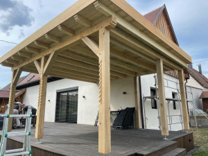 Photo de galerie - Pergolas en bois 