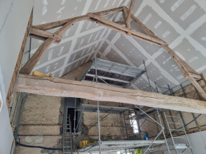 Photo de galerie - Rénovation ,aménagement d'un corps de ferme 