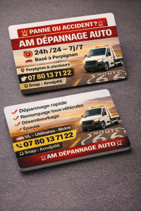 Photo de galerie - Voici nos cartes de visite n’hésitez pas à nous contacter il seront bientôt dans vos boîte lettre bonne route ! 