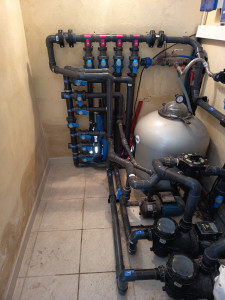 Photo de galerie - Rénovation locale technique double filtration 14m3/h