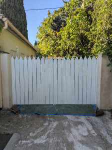 Photo de galerie - Rénovation complète de portail