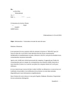 Photo de galerie - Cette image illustre un courrier rédigé pour une personne ayant des difficultés à écrire