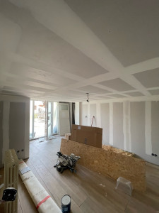 Photo de galerie - Réalisation bande à joint 