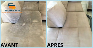 Photo de galerie - Nettoyage canapé