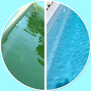 Photo de galerie - Nettoyage, entretien piscine, rattrapage eau trouble, eau verte 