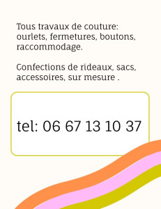 Photo de galerie - Travaux couture