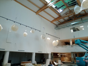 Photo de galerie - Bande à joint placo avec deux couches de peinture avec Airless 