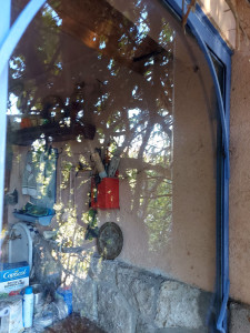 Photo de galerie - Ici la vitre après mon passage
