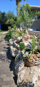 Photo de galerie - Création d'une rocaille avec plantation