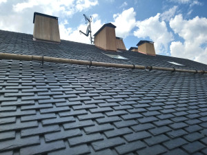 Photo de galerie - Réalisation couverture et zinguerie à Meribel