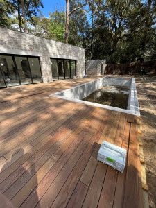 Photo de galerie - Création d’une terrasse en bois 