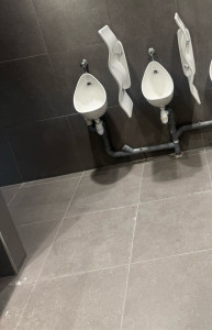 Photo de galerie - Installation d’urinoir