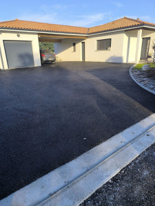 Photo de galerie - Réalisation de l' aménagement puis enrobé a chaud
