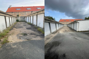 Photo de galerie - Désherbages d’une allée 