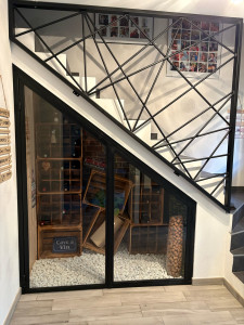 Photo de galerie - Création cave à vin et garde corps