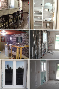 Photo de galerie - Placo,plomberie,pose radiateur électrique,pose fenêtre,peinture,papier peint 